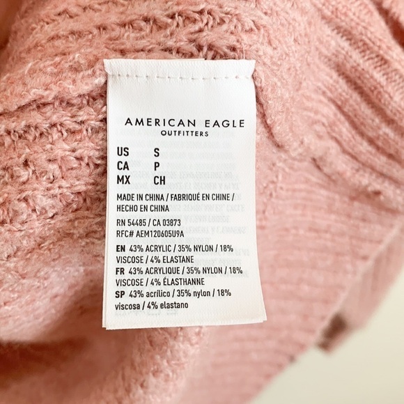 American Eagle Outfitters AE Dusty Pink Sweater Dress / Tunic Small - Picture 6 of 9